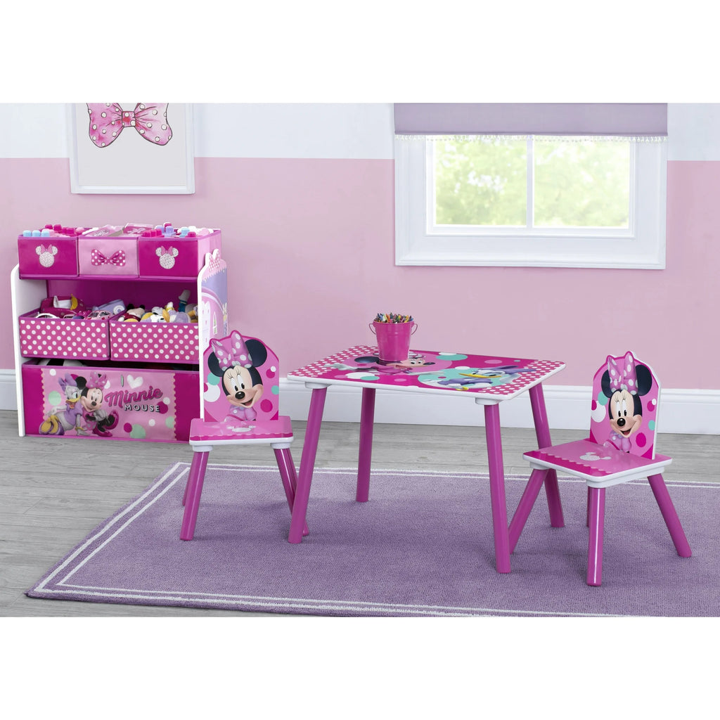 Set juego de mesa y organizador infantil  Minnie Mouse Delta Children