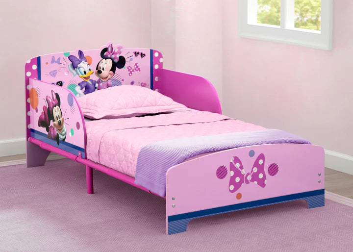 Cama de madera y metal infantil Minnie Mouse Delta Children