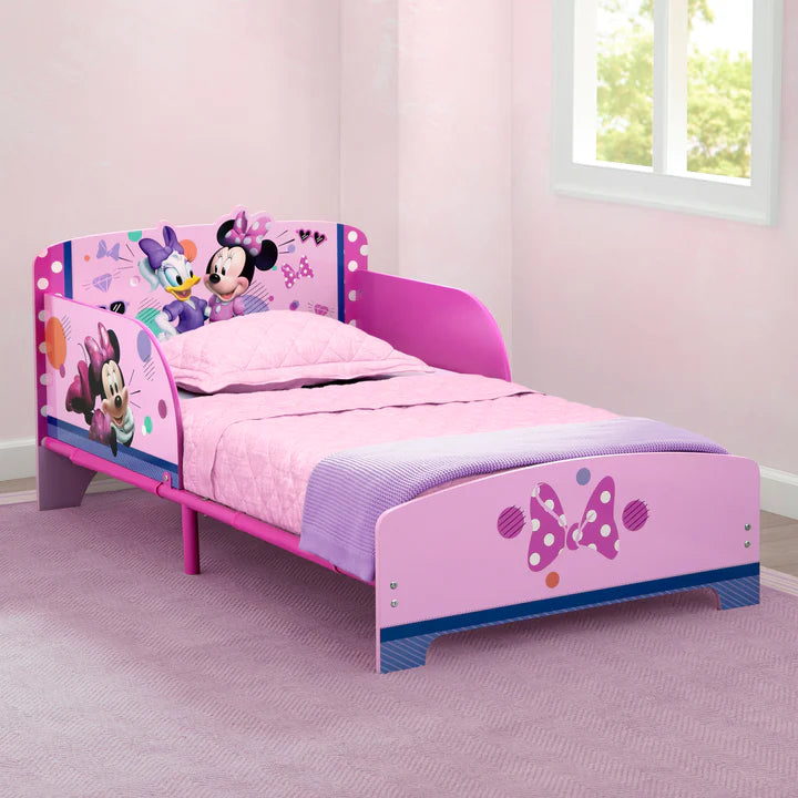 Cama de madera y metal infantil Minnie Mouse Delta Children