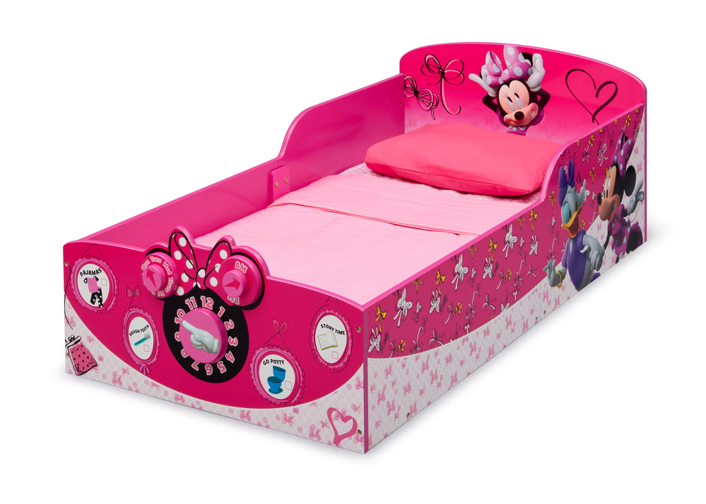Cama transición infantil de madera Minnie Mouse Disney para niños pequeños Delta Children