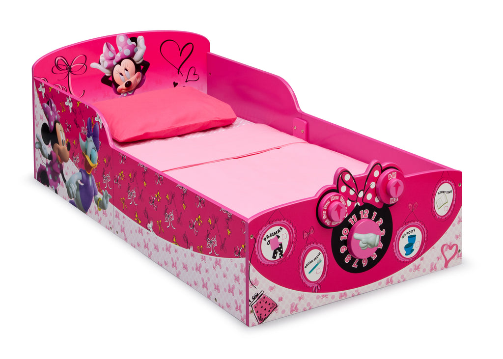 Cama transición infantil de madera Minnie Mouse Disney para niños pequeños Delta Children