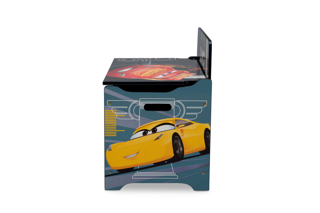 Baúl infantil para juguetes Cars Disney Deluxe Delta Children