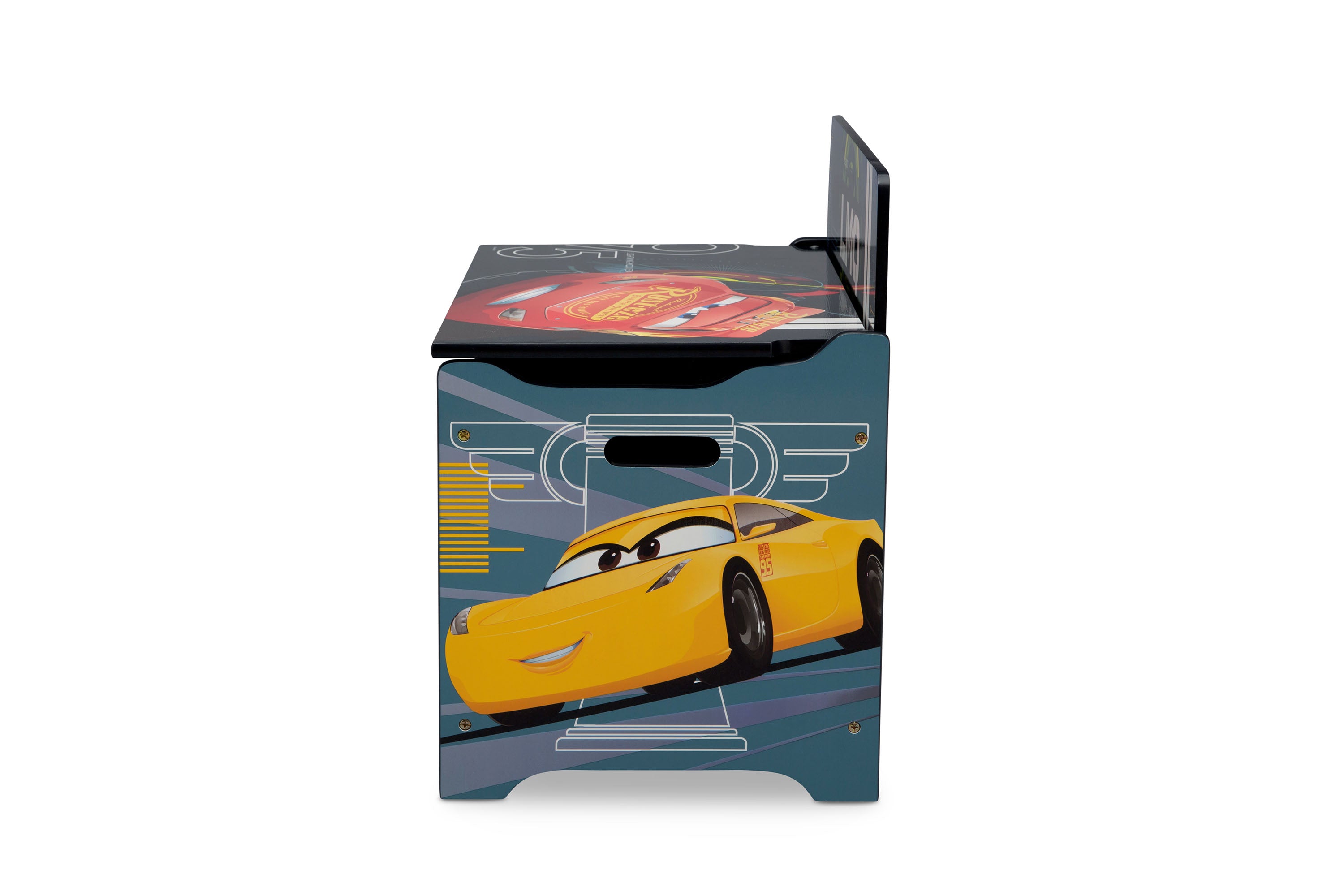 Baúl infantil para juguetes Cars Disney Deluxe Delta Children