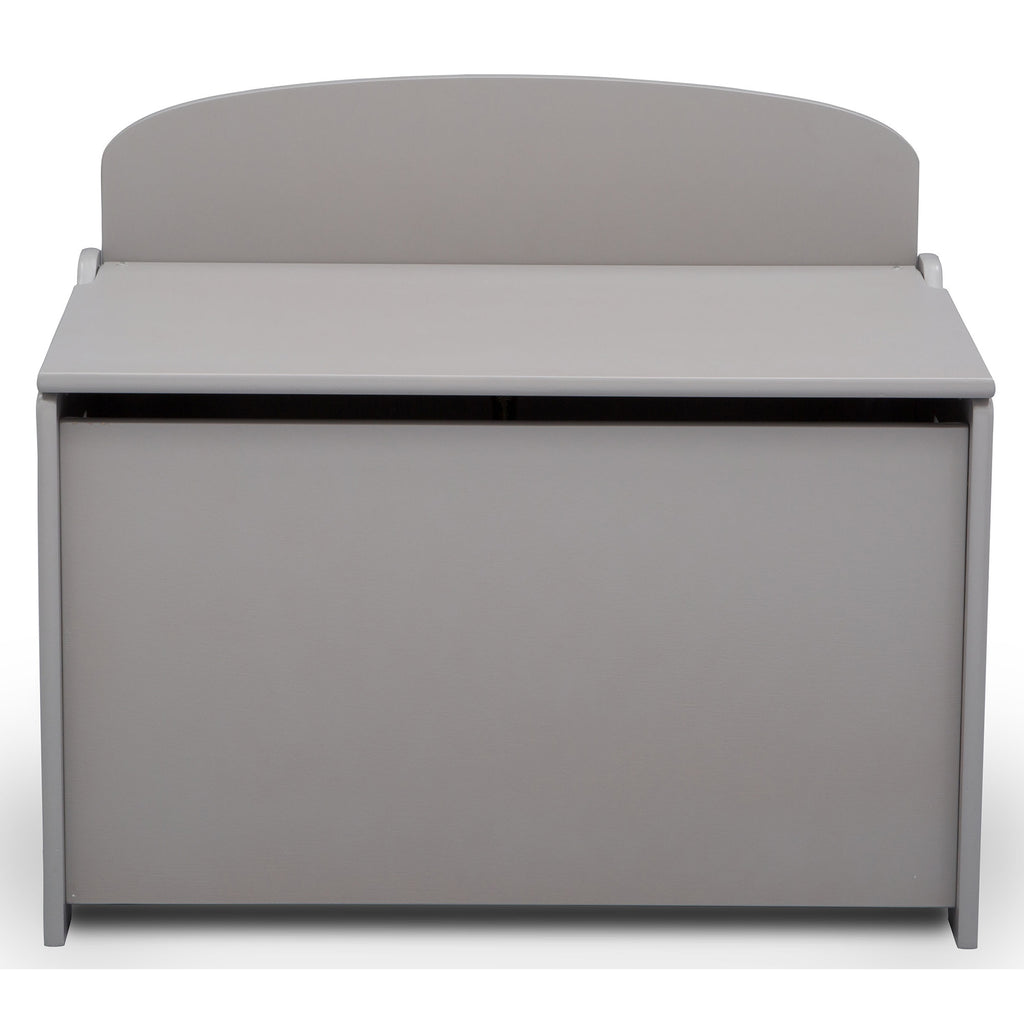 Baúl de juguetes liso infantil gris Delta Children