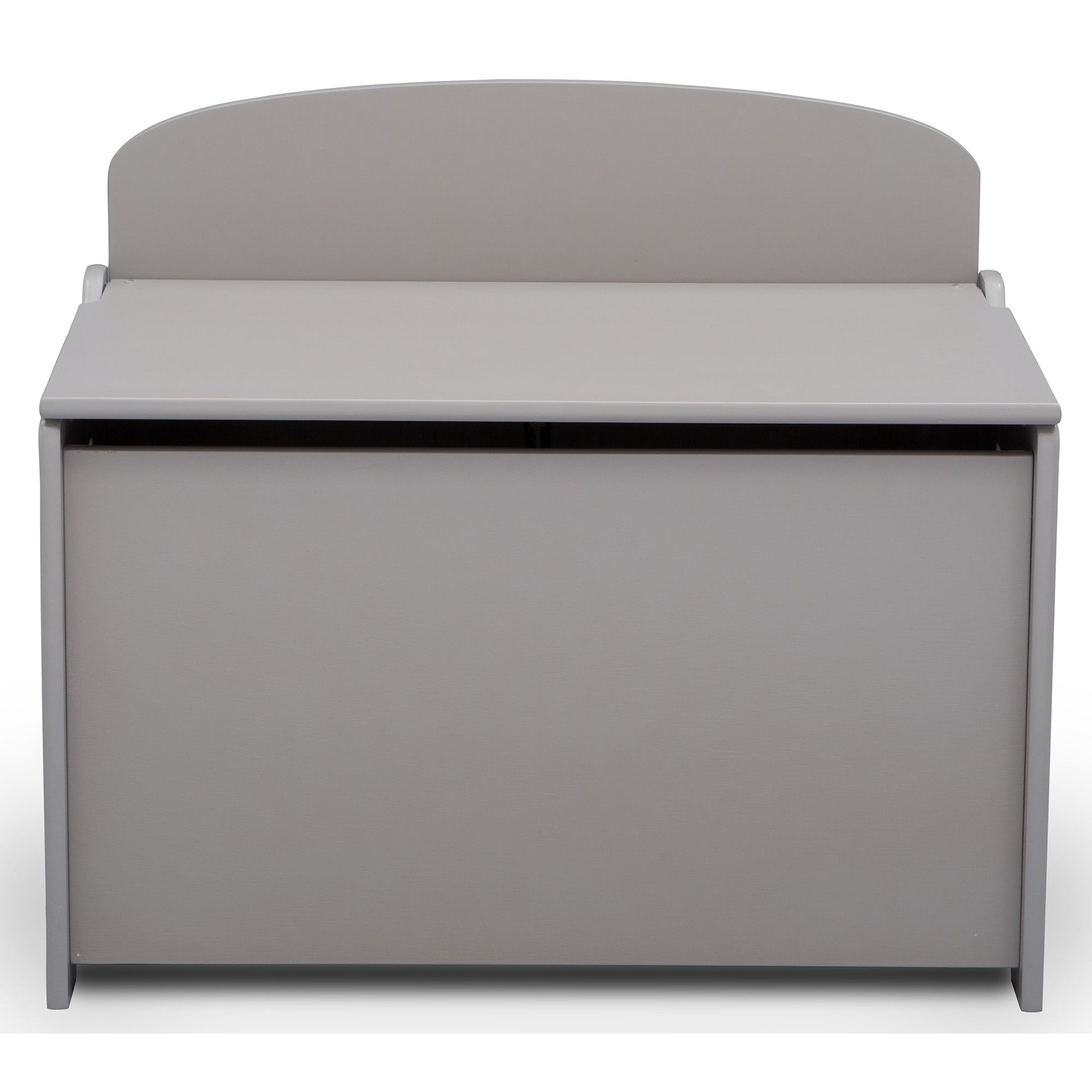 Baúl de juguetes liso infantil gris Delta Children