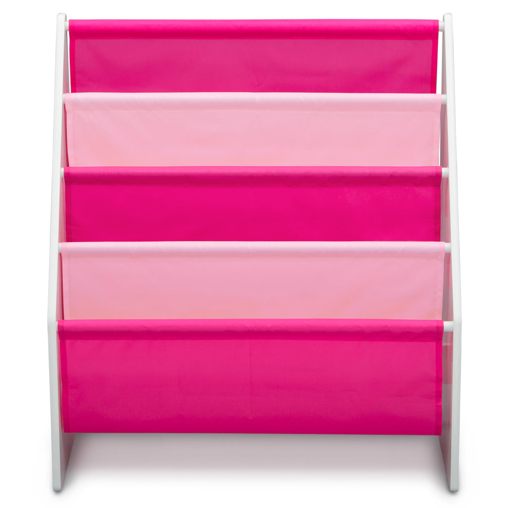 Biblioteca infantil para libros blanco y rosado Delta Children