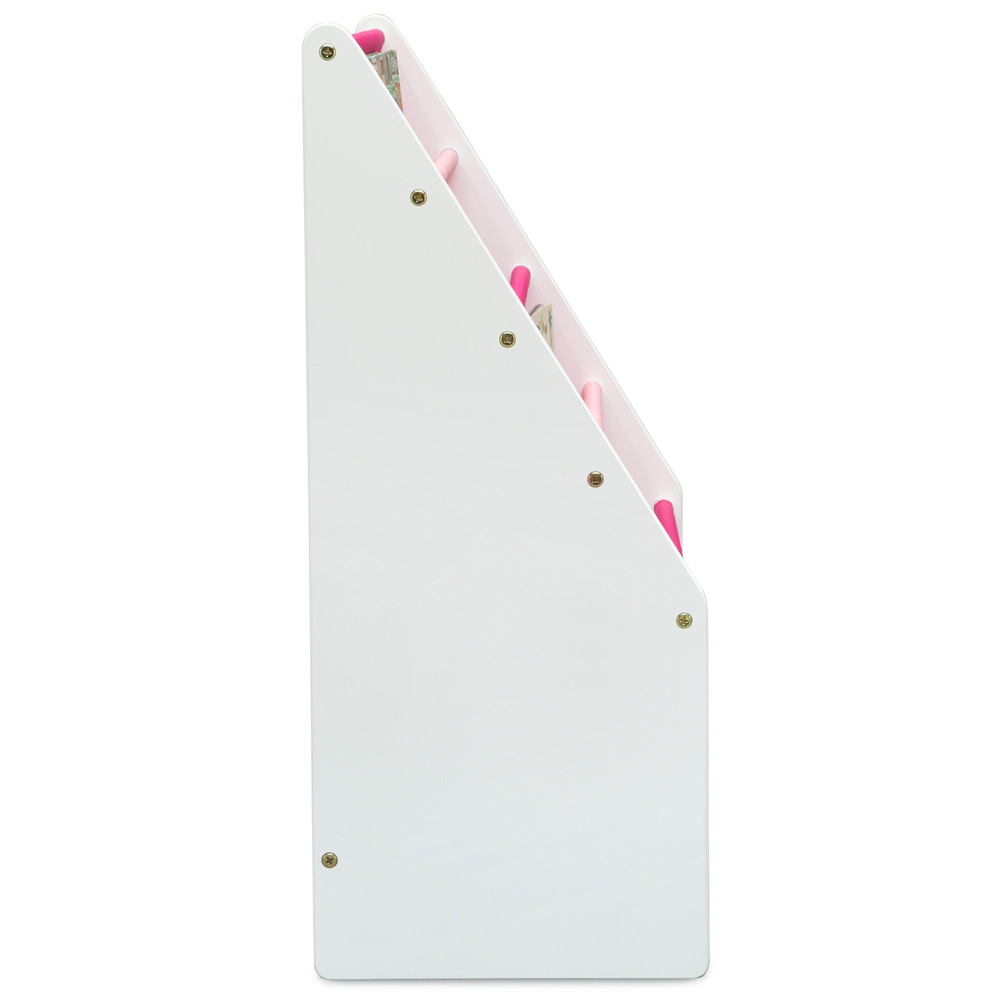 Biblioteca infantil para libros blanco y rosado Delta Children