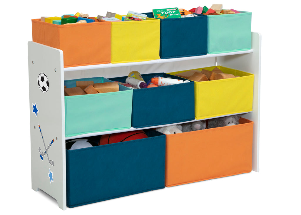 Organizador infantil extra grande multicolor  de 9 contenedores Delta Children