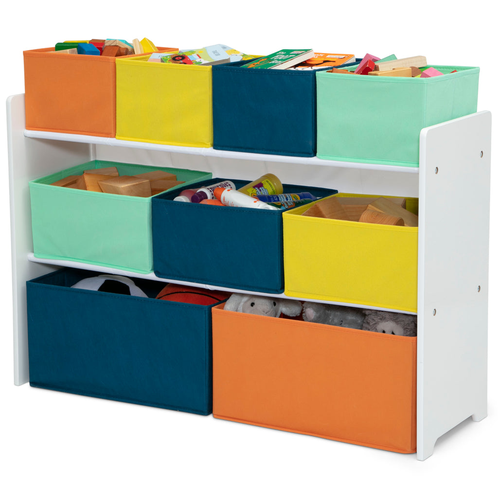 Organizador infantil extra grande multicolor  de 9 contenedores Delta Children