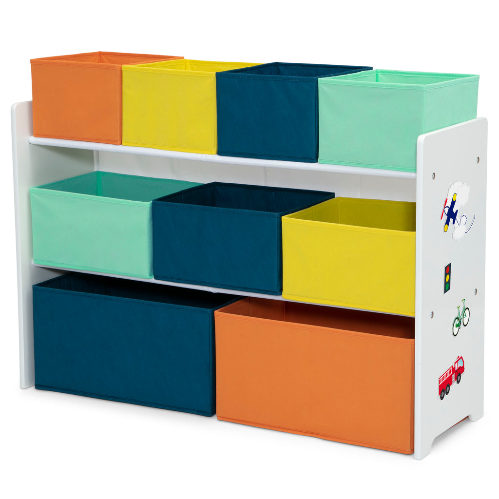 Organizador infantil extra grande multicolor  de 9 contenedores Delta Children