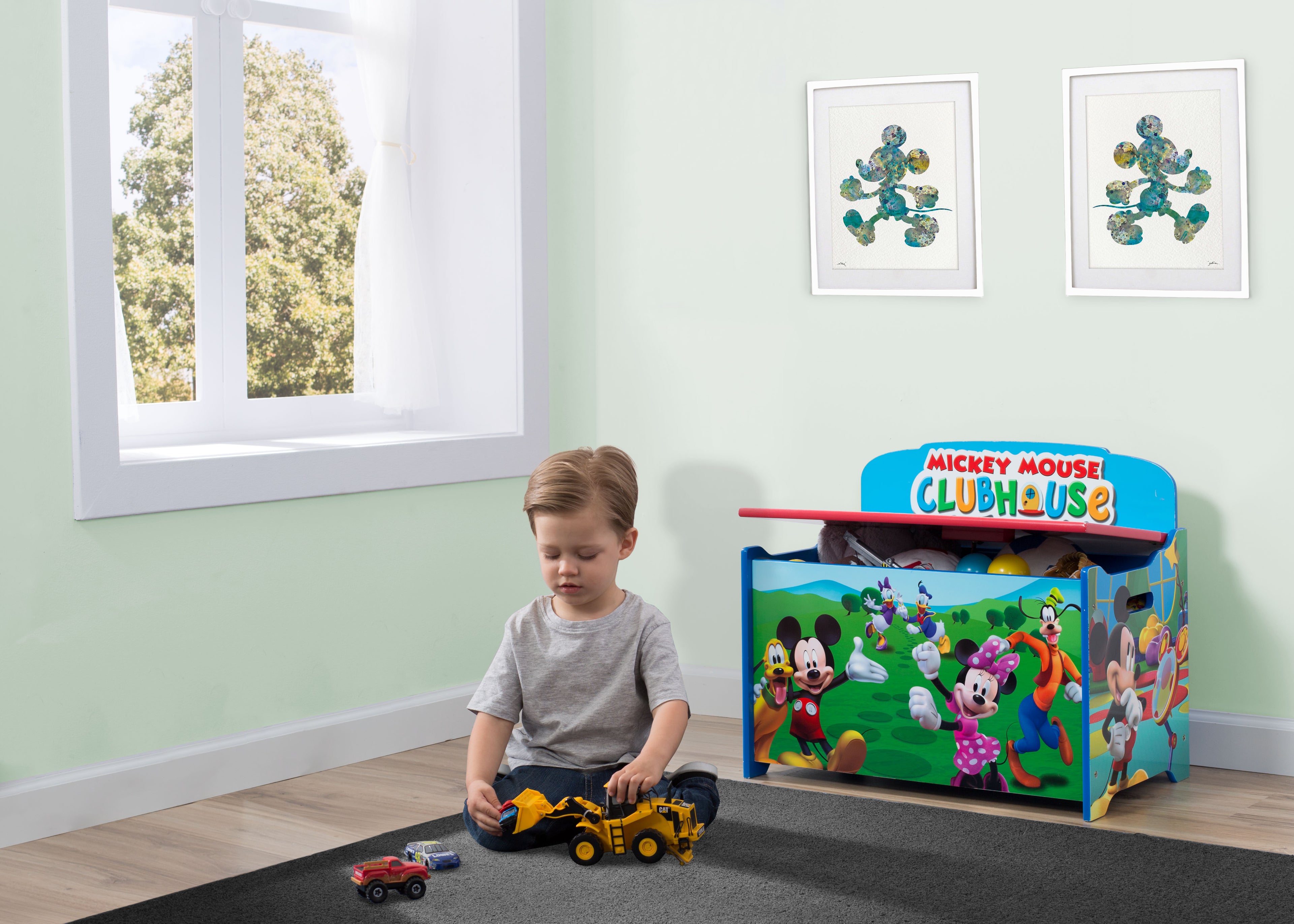 Baúl de juguetes infantil  Mickey Mouse Delta Children