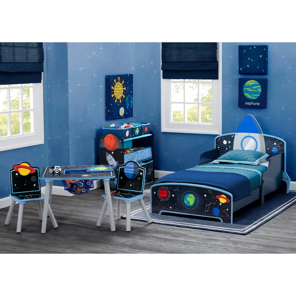 Organizador de juguetes infantil de Sistema Solar 6 contenedores Delta Children