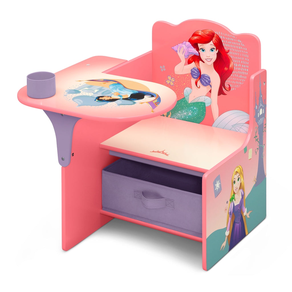 Escritorio con silla infantil con compartimento de almacenamiento, Princesas Disney Disney Delta Children