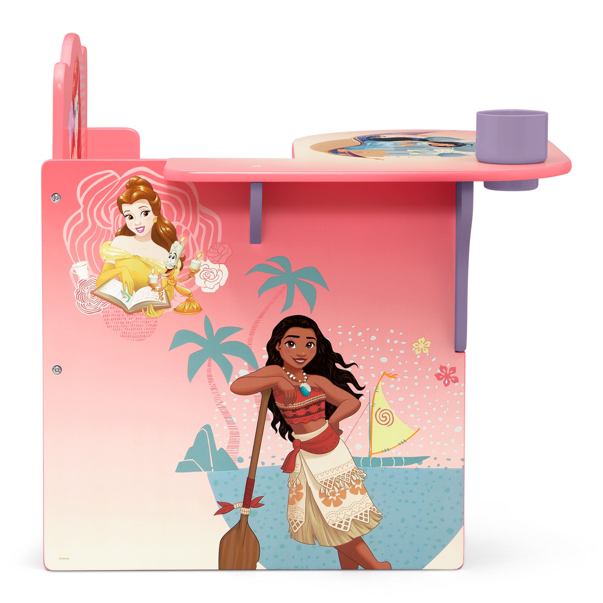 Escritorio con silla infantil con compartimento de almacenamiento, Princesas Disney Disney Delta Children