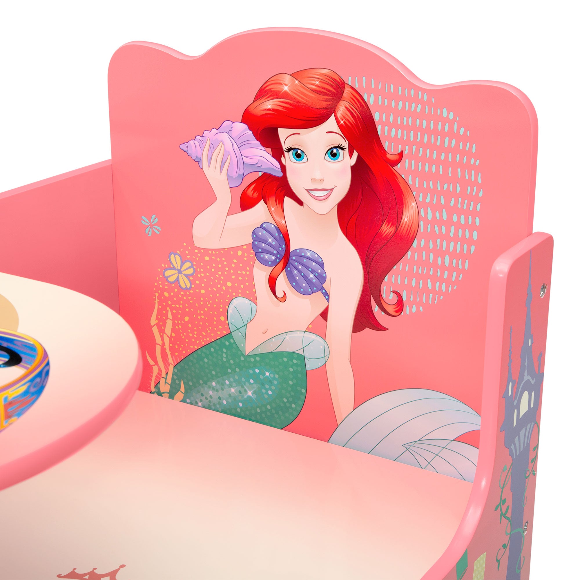 Escritorio con silla infantil con compartimento de almacenamiento, Princesas Disney Disney Delta Children