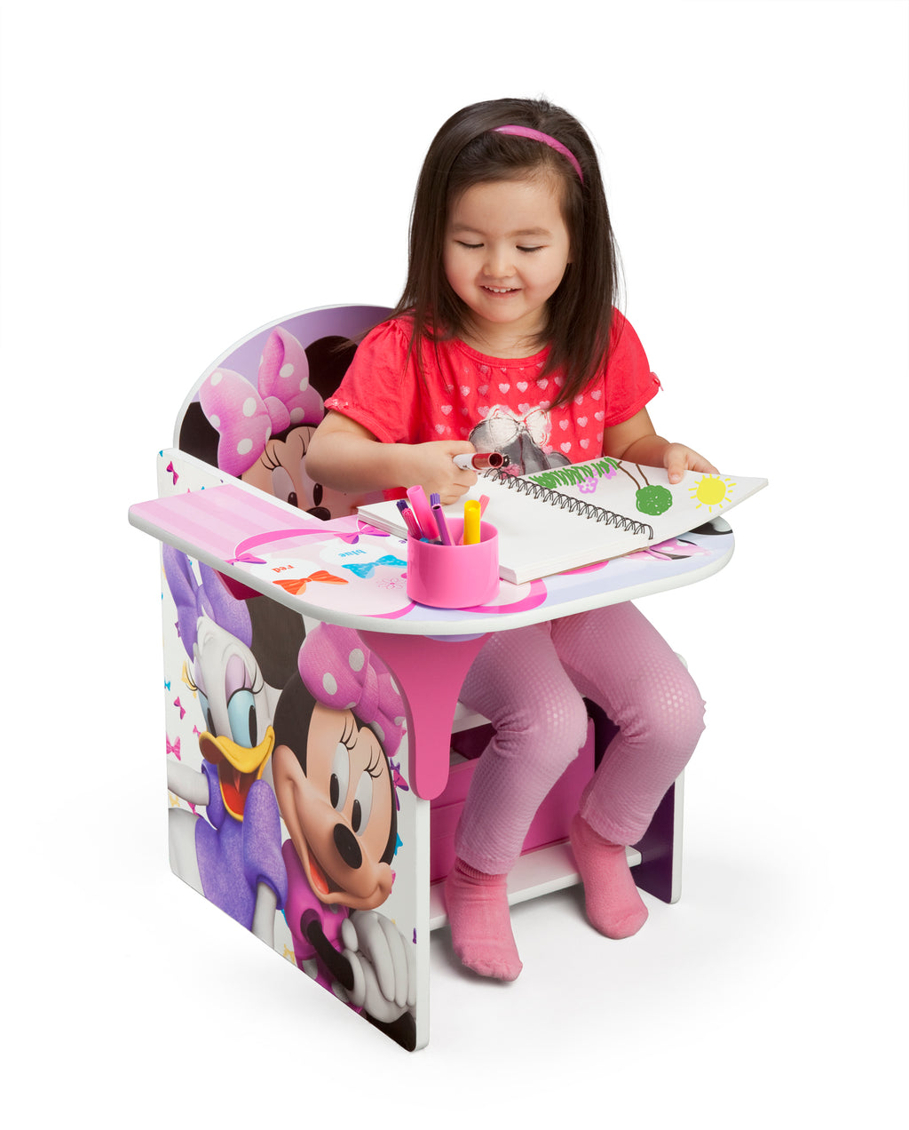 Escritorio infantil con almacenamiento Minnie Mouse Delta Children