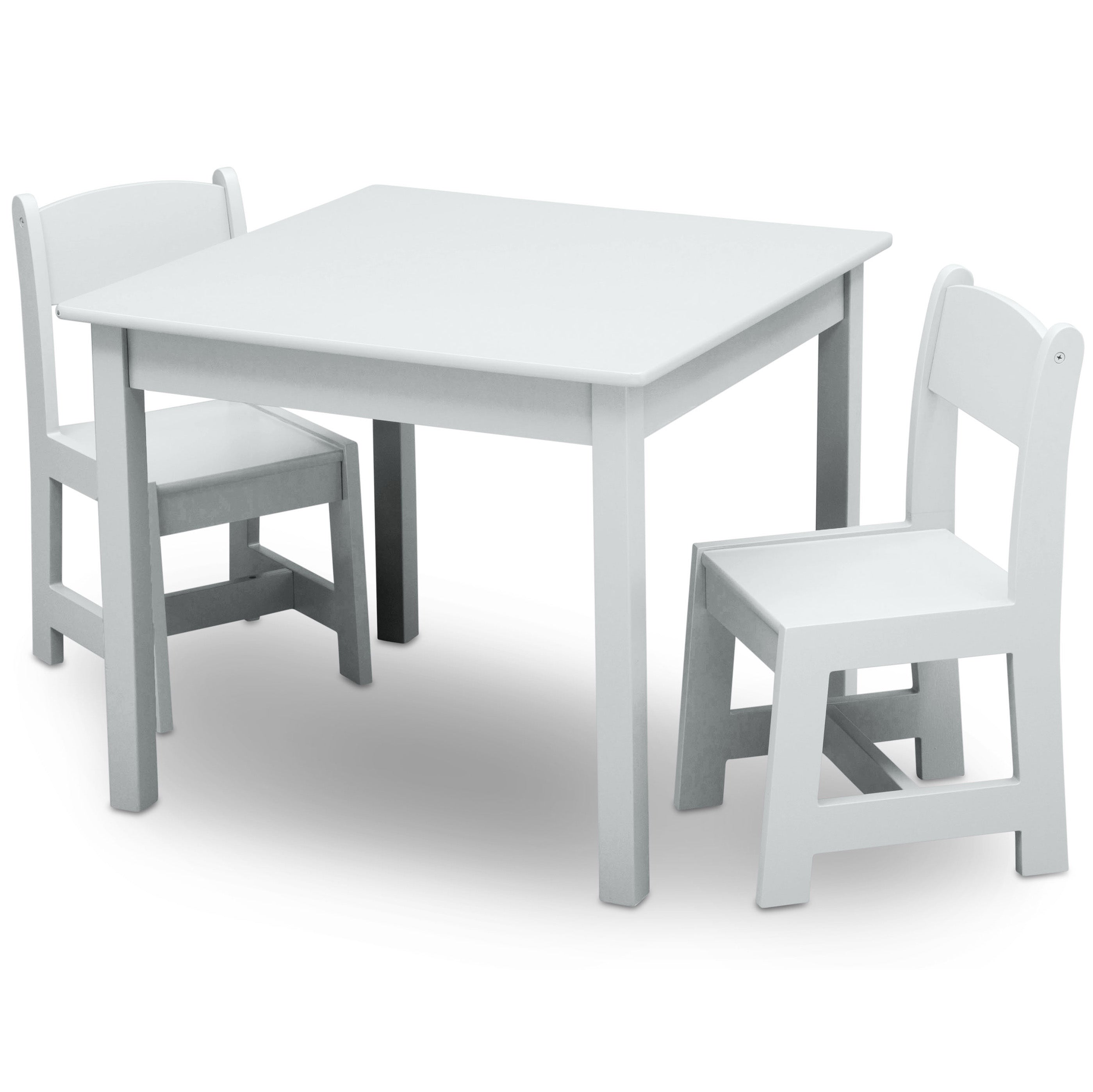 Juego de mesa y 2 sillas infantil blanco Delta Children